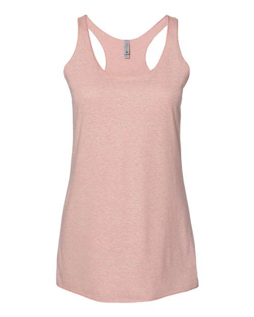 Next Level Women’s Triblend Racerback Tank 6733 Desert Pink
