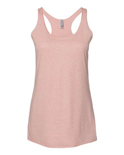 Next Level Women’s Triblend Racerback Tank 6733 Desert Pink