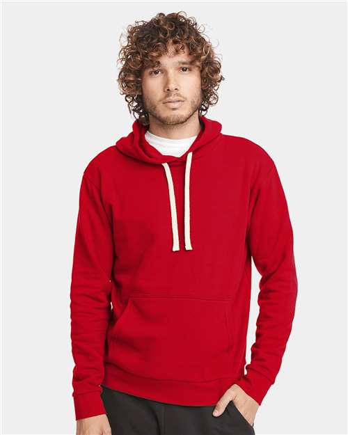 Custom Embroidered  Next Level Santa Barbara Hoodie 9303 Red