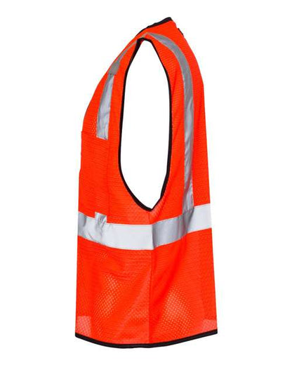 Kishigo Single Pocket Zipper Mesh Class 2 Vest 1519-1520
