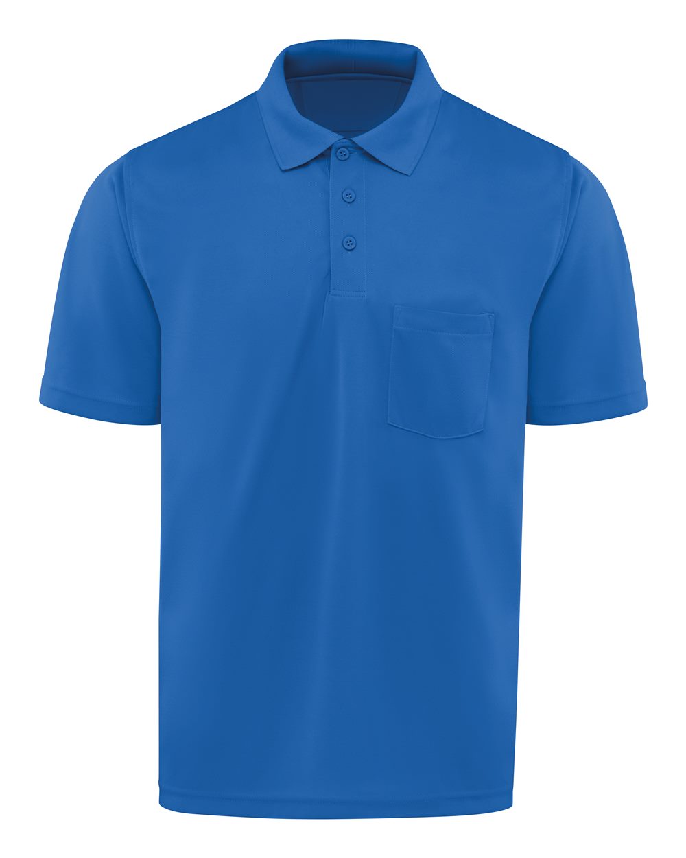 Red Kap Short Sleeve Performance Knit Pocket Polo SK98 Royal Blue