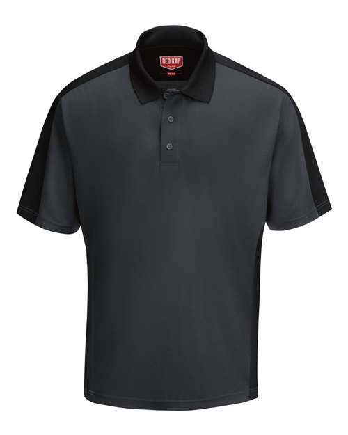 Red Kap Men's Performance Knit Two Tone Polo SK54