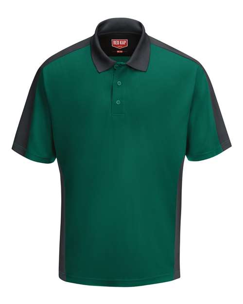 Red Kap Men's Performance Knit Two Tone Polo SK54