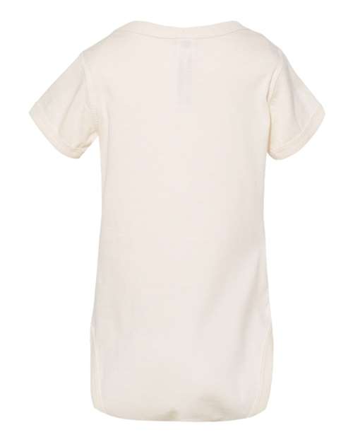 Rabbit Skins Infant Fine Jersey Bodysuit 4424 Natural