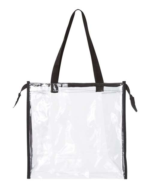 OAD OAD Clear Zippered Tote with Full Gusset OAD5006
