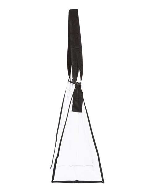 OAD OAD Clear Zippered Tote with Full Gusset OAD5006