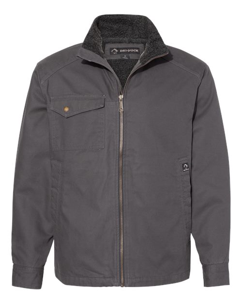 DRI DUCK Endeavor Canyon Cloth™ Canvas Jacket with Sherpa Lining 5037 Custom Embroidered Business Logo