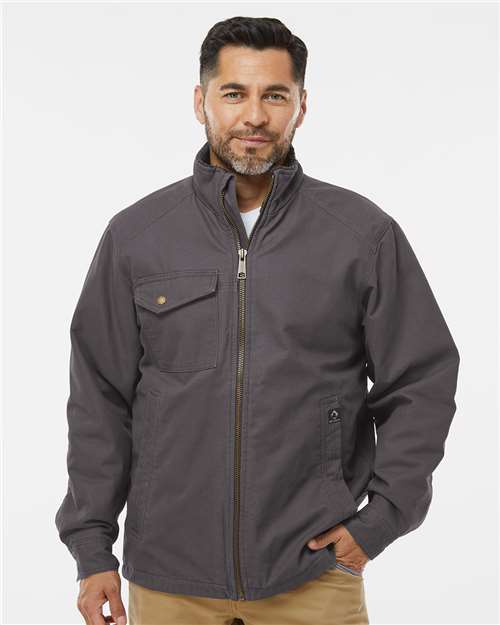 DRI DUCK Endeavor Canyon Cloth™ Canvas Jacket with Sherpa Lining 5037 Custom Embroidered Business Logo