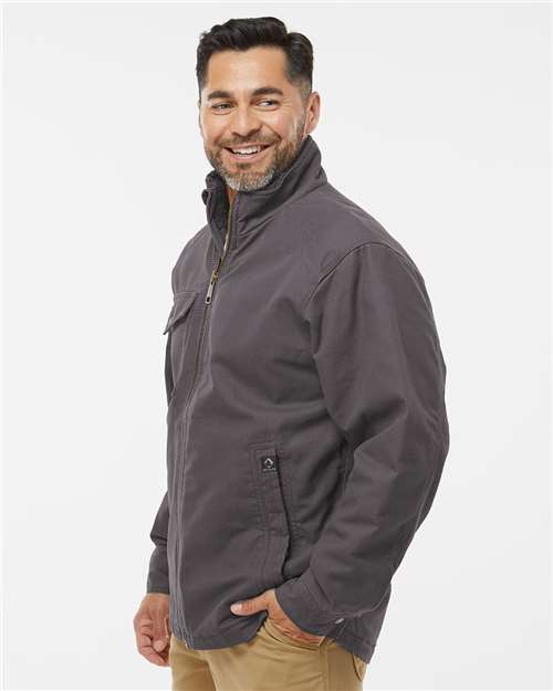 DRI DUCK Endeavor Canyon Cloth™ Canvas Jacket with Sherpa Lining 5037 Custom Embroidered Business Logo