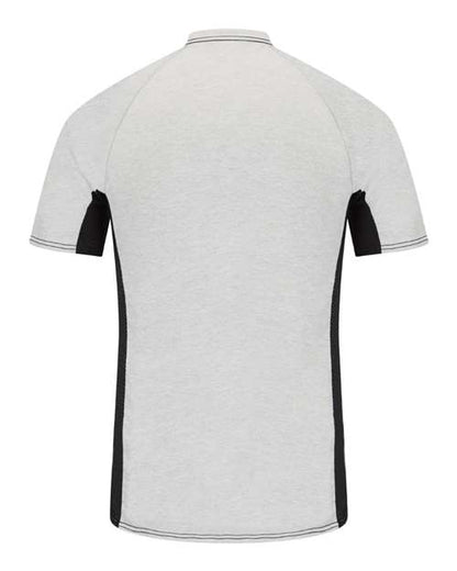 Bulwark Short Sleeve FR Two-Tone Base Layer with Concealed Chest Pocket- EXCEL FR MPS4