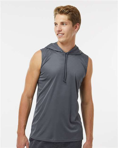 Custom Embroidered  Badger B-Core Sleeveless Hooded T-Shirt 4108  