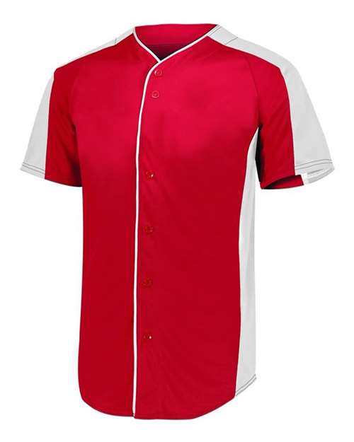 Augusta Sportswear Youth Full Button Baseball Jersey 1656