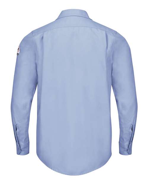 Custom EmbroideredBulwark Men's iQ Series Endurance Work Shirt 8022 Light Blue