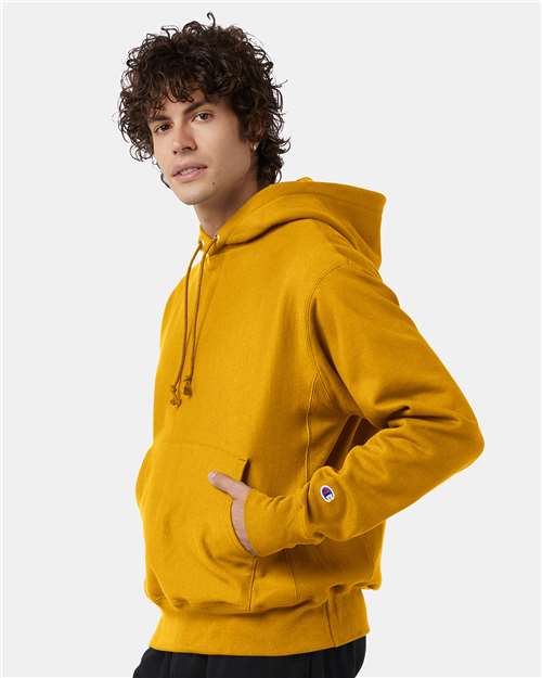 Champion Reverse Weave® Hooded Sweatshirt S101 Custom Embroidered Business Logo