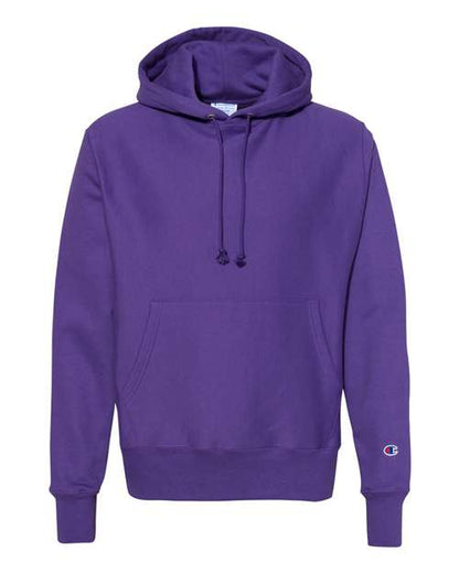Champion Reverse Weave® Hooded Sweatshirt S101 Custom Embroidered Business Logo
