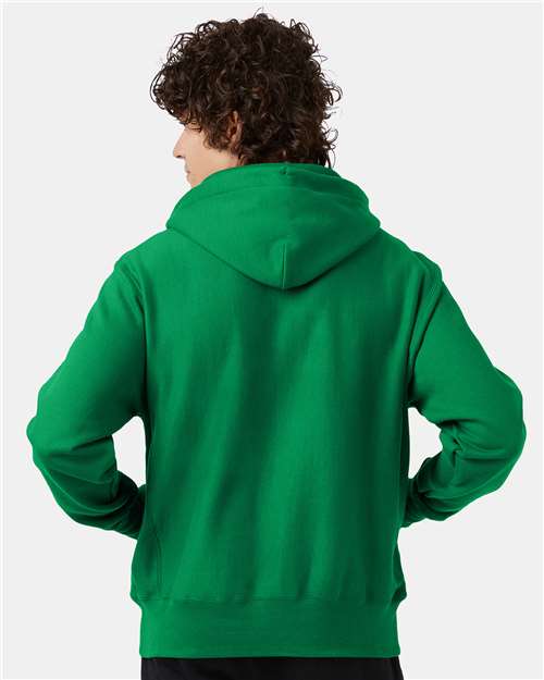 Champion Reverse Weave® Hooded Sweatshirt S101 Custom Embroidered Business Logo