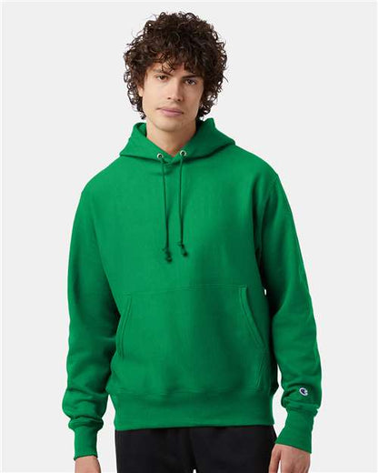Champion Reverse Weave® Hooded Sweatshirt S101 Custom Embroidered Business Logo