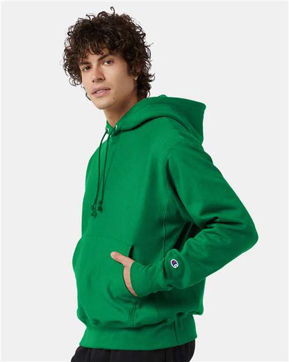 Champion Reverse Weave® Hooded Sweatshirt S101 Custom Embroidered Business Logo