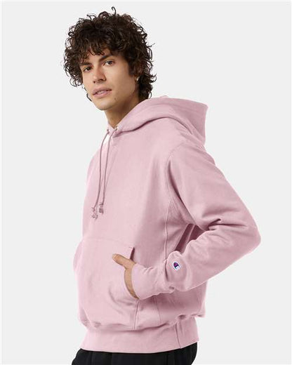 Champion Reverse Weave® Hooded Sweatshirt S101 Custom Embroidered Business Logo