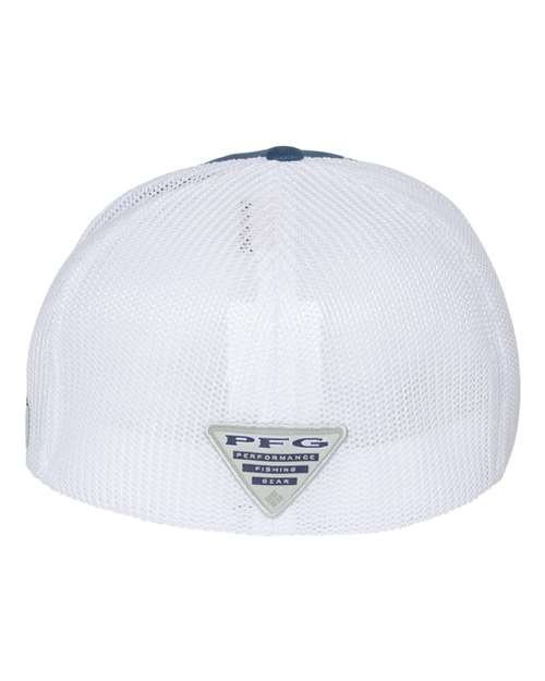 Columbia PFG Fish Flag Mesh™ Flexfit® Cap 183681 Custom Embroidered Business Logo