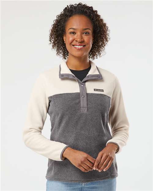 Columbia Women’s Benton Springs™ Half-Snap Pullover 186099 Custom Embroidered Business Logo