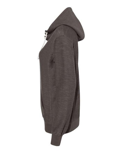 J. America Women’s French Terry Sport Lace Scuba Hooded Pullover 8694