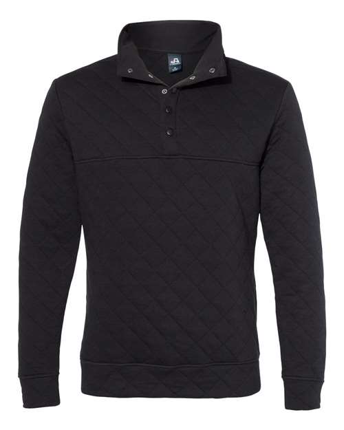 J. America Quilted Snap Pullover 8890