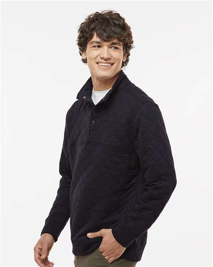 J. America Quilted Snap Pullover 8890