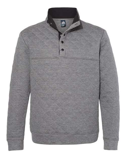 J. America Quilted Snap Pullover 8890
