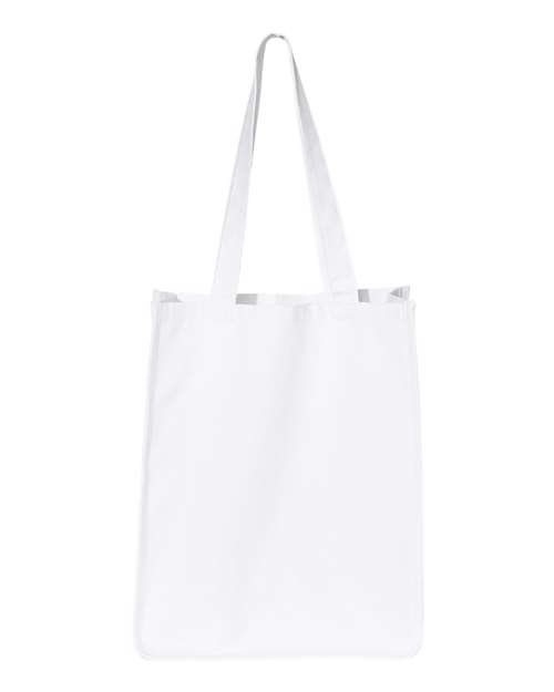 Q-Tees 27L Jumbo Shopping Bag Q125400 Custom Embroidered Business Logo