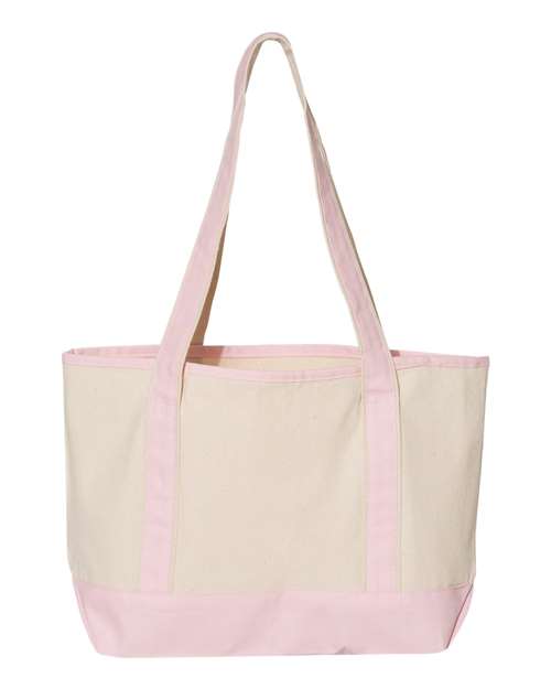 Q-Tees 20L Small Deluxe Tote Q125800 Custom Embroidered Business Logo