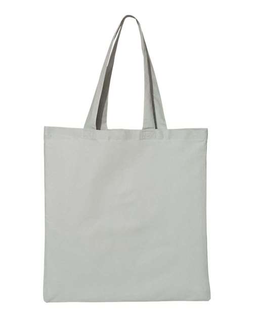 Q-Tees Economical Tote QTB Custom Embroidered Business Logo