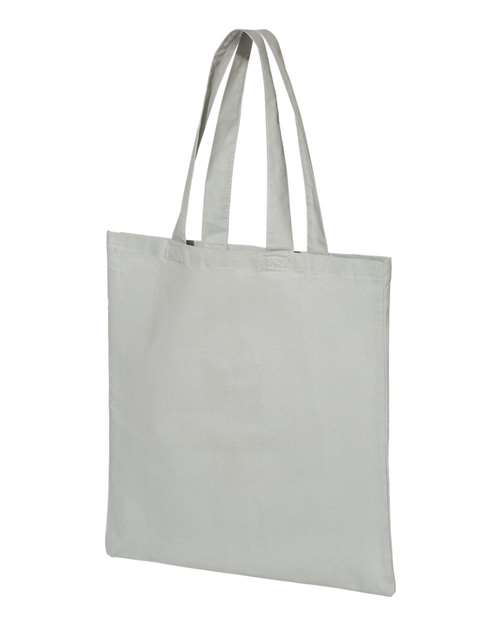 Q-Tees Economical Tote QTB Custom Embroidered Business Logo