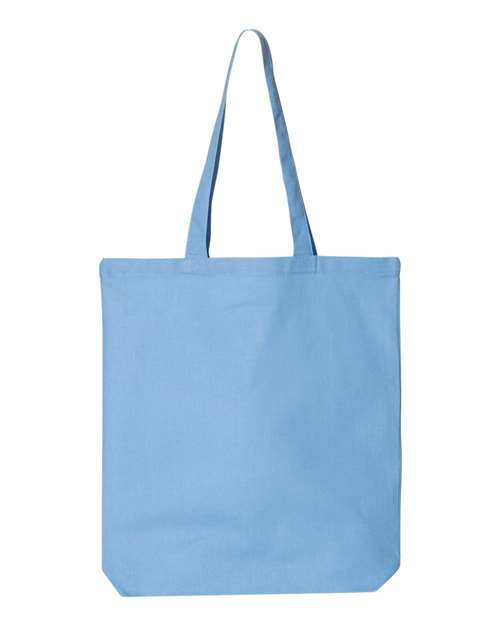 Q-Tees 12L Economical Tote QTBG Custom Embroidered Business Logo