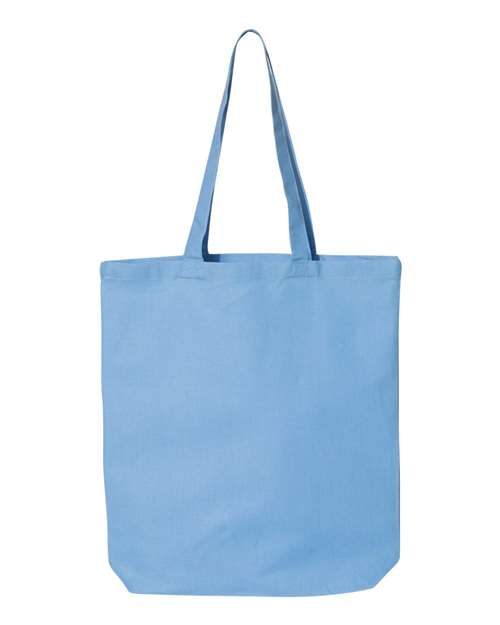 Q-Tees 12L Economical Tote QTBG Custom Embroidered Business Logo