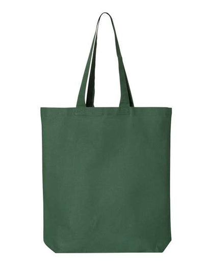 Q-Tees 12L Economical Tote QTBG Custom Embroidered Business Logo