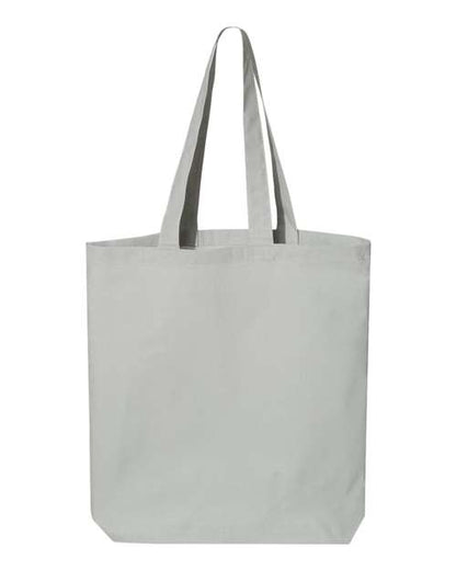 Q-Tees 12L Economical Tote QTBG Custom Embroidered Business Logo