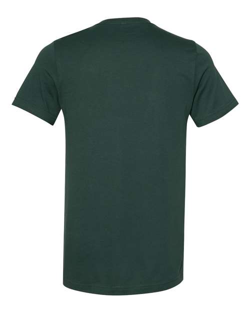 BELLA + CANVAS Jersey V-Neck Tee 3005 Forest Custom Embroidered Business Logo