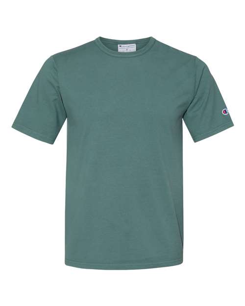 Champion Garment-Dyed T-Shirt CD100 Custom Embroidered Business Logo