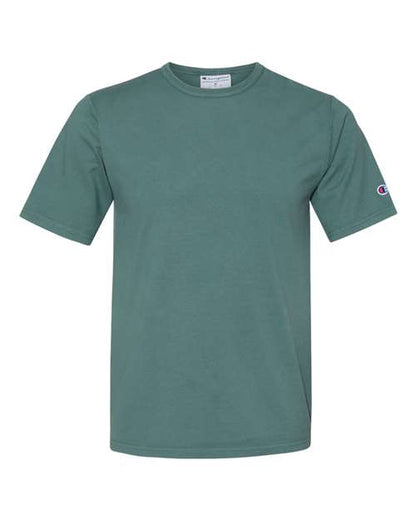Champion Garment-Dyed T-Shirt CD100 Custom Embroidered Business Logo