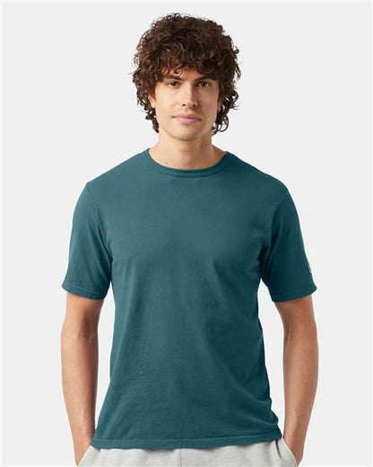 Custom Embroidered  Champion Garment-Dyed T-Shirt CD100  