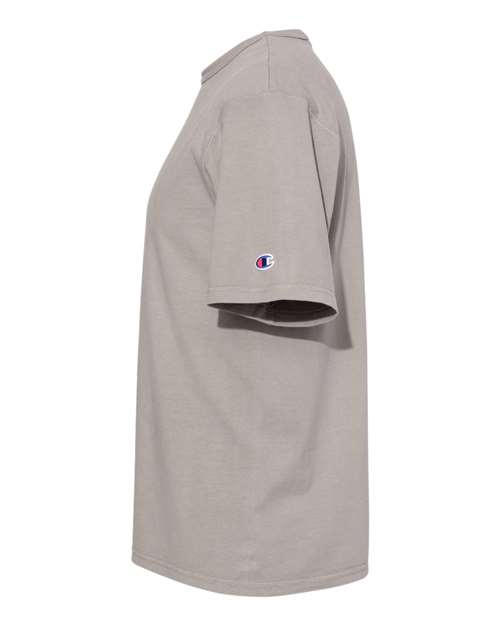 Champion Garment-Dyed T-Shirt CD100 Custom Embroidered Business Logo