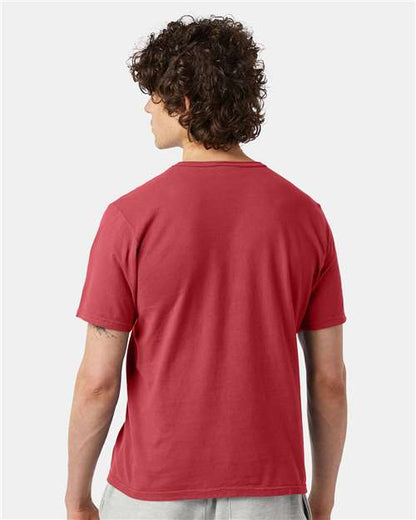 Champion Garment-Dyed T-Shirt CD100 Custom Embroidered Business Logo