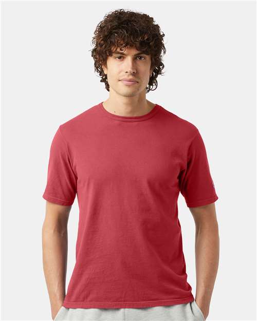 Custom Embroidered  Champion Garment-Dyed T-Shirt CD100  