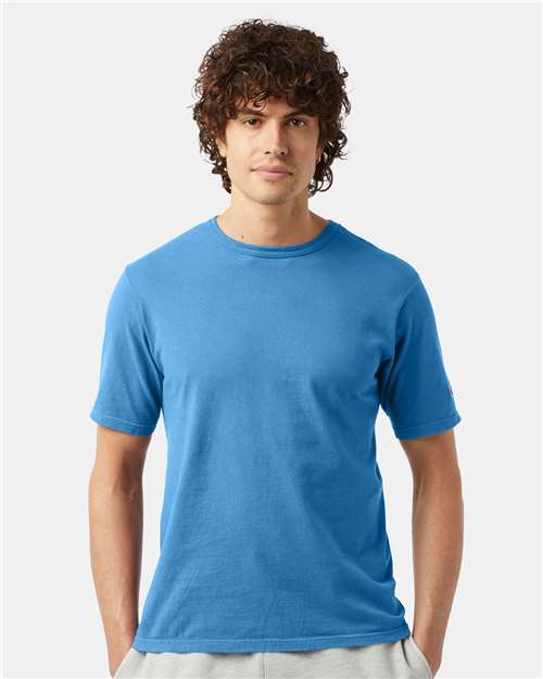 Custom Embroidered  Champion Garment-Dyed T-Shirt CD100  