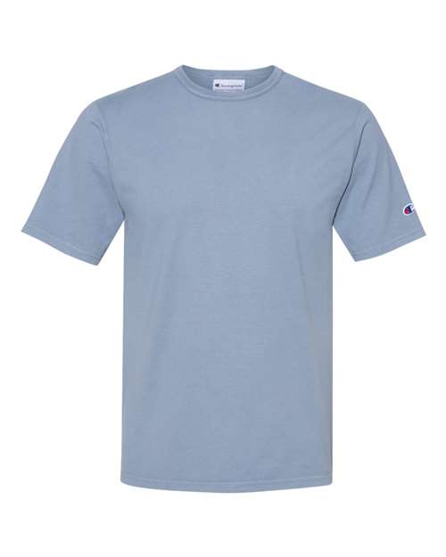 Champion Garment-Dyed T-Shirt CD100 Custom Embroidered Business Logo