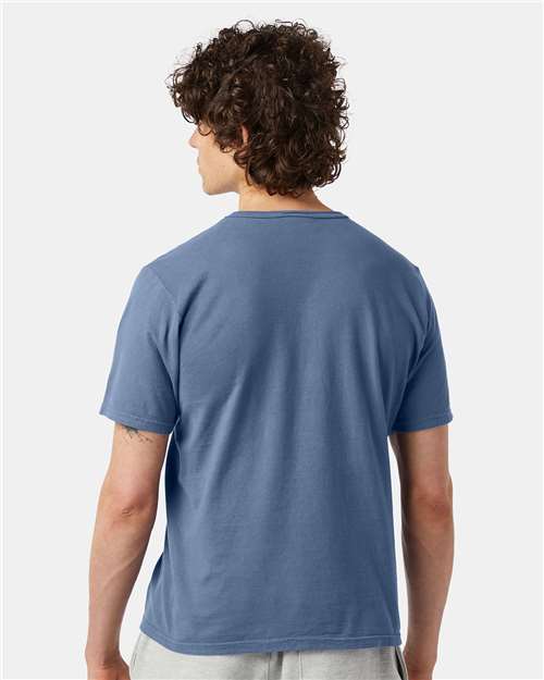 Champion Garment-Dyed T-Shirt CD100 Custom Embroidered Business Logo