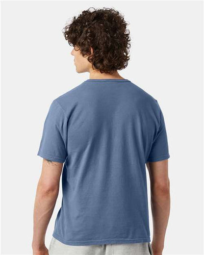 Champion Garment-Dyed T-Shirt CD100 Custom Embroidered Business Logo
