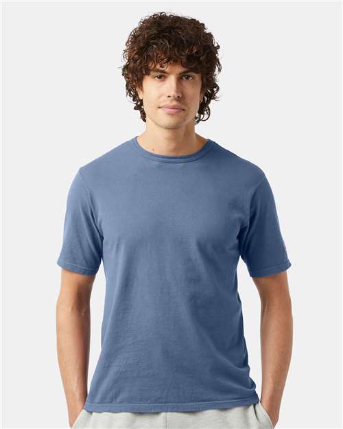 Custom Embroidered  Champion Garment-Dyed T-Shirt CD100  