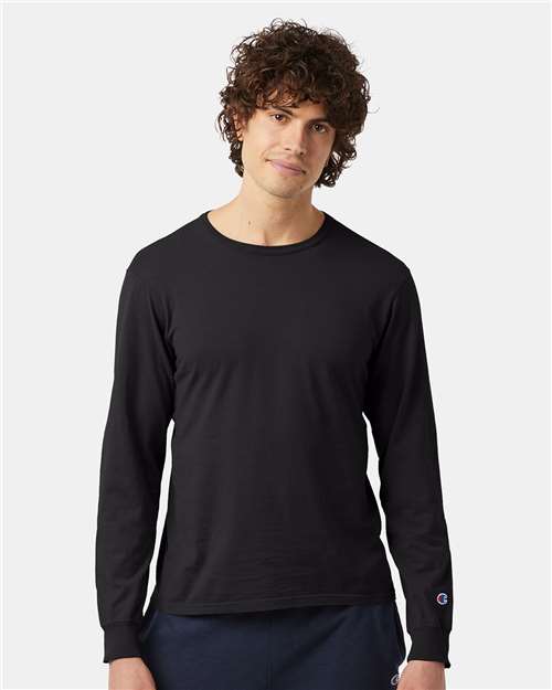 Champion Garment-Dyed T-Shirt CD100 Custom Embroidered Business Logo